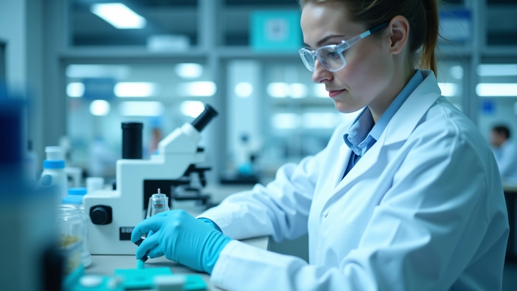 Modernas biotehnoloģijas laboratorijas aprīkojums un pētniecības procesi